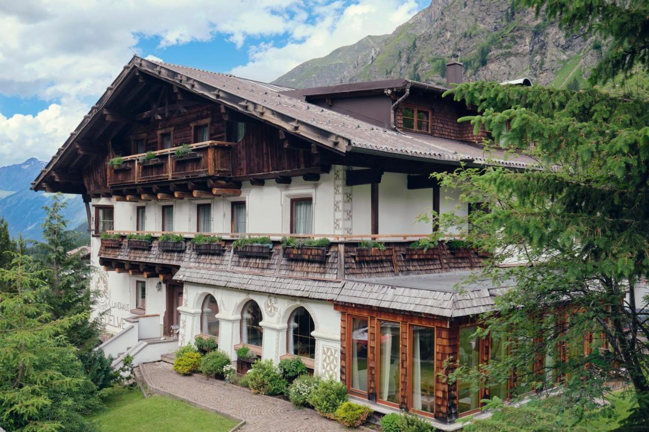 Hôtel Landhaus Edelweiss à Sankt Leonhard im Pitztal Extérieur photo